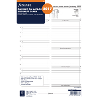 FILOFAX A4 DAY/PAGE 2017 REFILL 17-68719