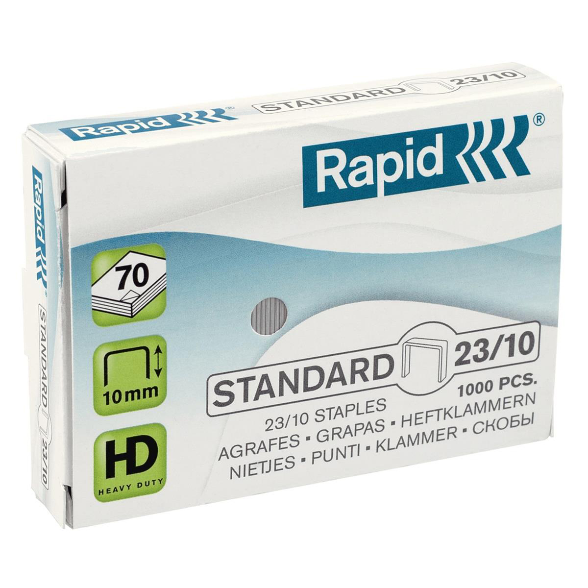 RAPIDSTAPLES STAND23/10MM 1M G PK1000