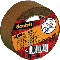 SCOTCH PAPER MLNG TAPE 50MMX50M BRN