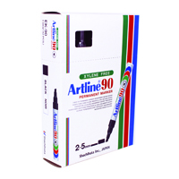 ARTLINE 90 MARKERS BLACK PK12