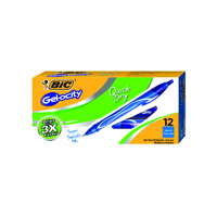 GEL-OCITY GEL RETR ROL BLUE PK12