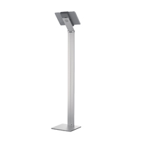 FLOOR TABLET STAND 270X270X1215 SLV