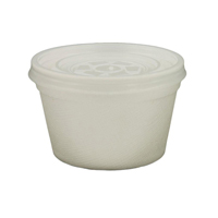 DELIPAK FOOD POT + LID 24CL/8OZ PK50