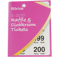 SILVINE CLOAKROOM TICKET 1-200 3252