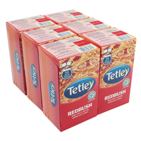 TETLEY DRAWSTRING REDBUSH TEA BAGS PK25