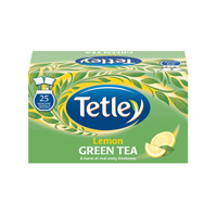 TETLEY GREEN TEA WITH LEMON 1296A PK25