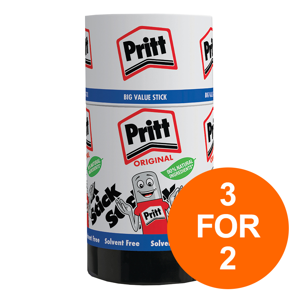 PRITT JUMBO PRITT STICK 3FOR2 JUL3/19