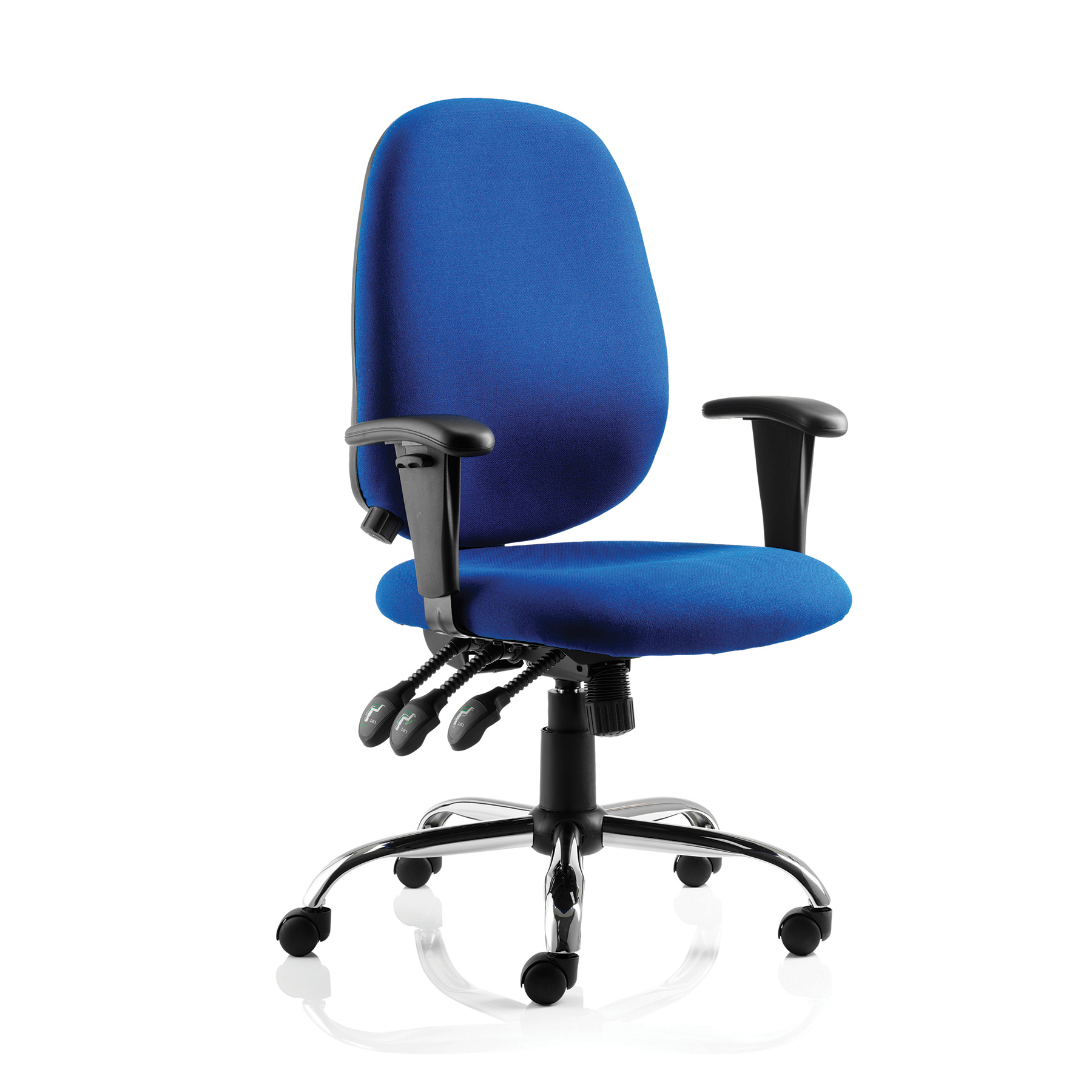 #SONIX LISBON TASK OPTR CHAIR ARMS BLUE
