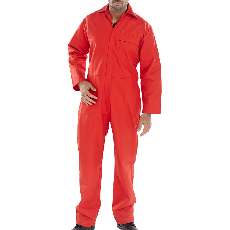 )CLICK FR BOILERSUIT COTTON RED 60