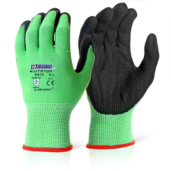 )KUTSTOP M/FOAM NIT GRN CUT 5 10/XL