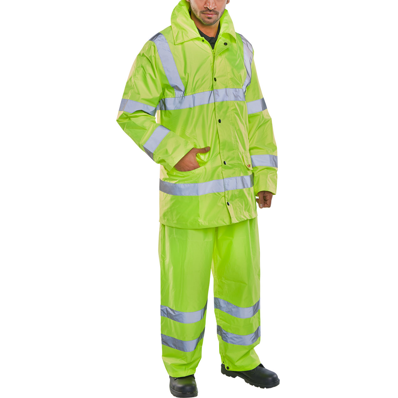 )L/WT SUIT EN ISO 20471 S/YELL XL