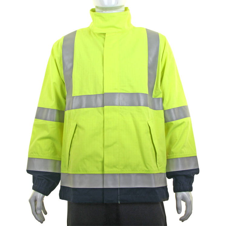 )TWO TONE ARC WOVEN JACKET XL
