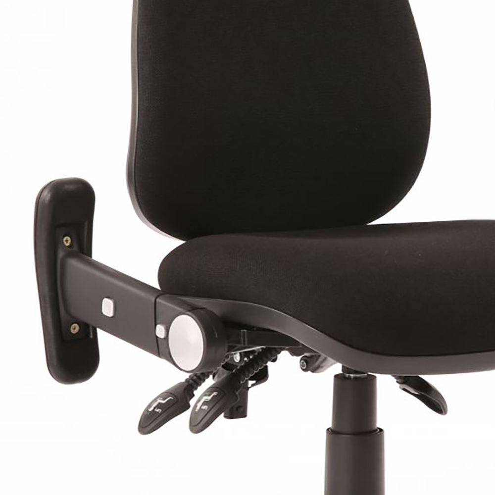 #TREXUS LUNA FOLDBACK HEIGHT ADJ BLK ARM