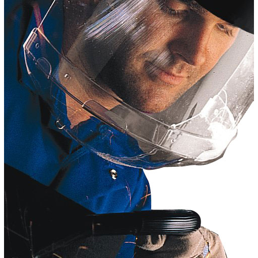 )POLYCARBONATE CLR CHINGRD FACE SCREEN