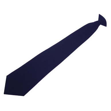 )CLIP ON TIE NAVY