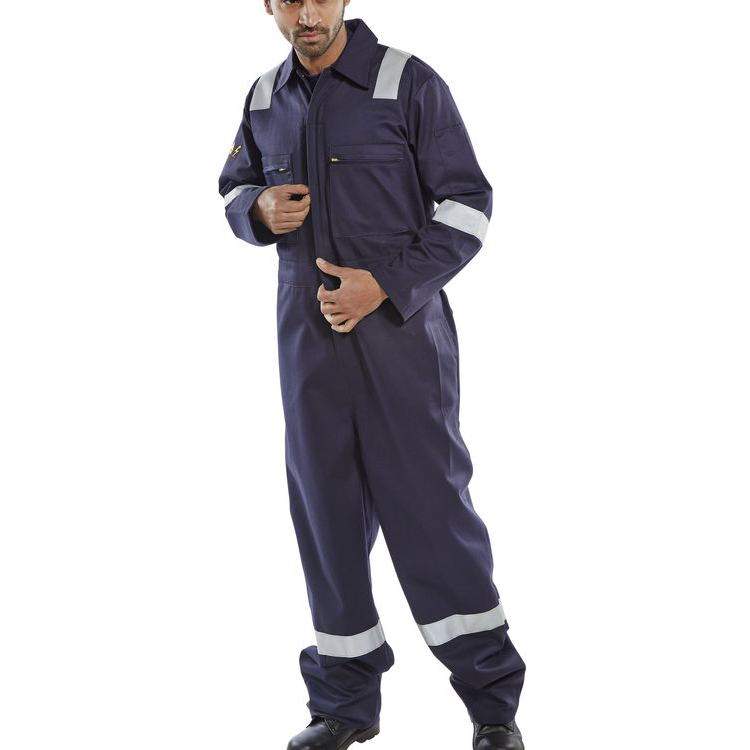 )CLICK FR AS BURGAN BOILERSUIT NAVY 52