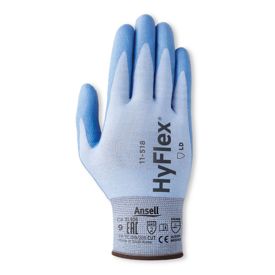 )ANSELL HYFLEX 11-518 GLOVE SZ 07 (S) PR