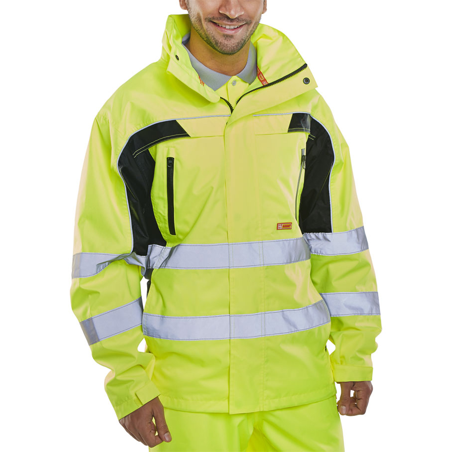)BSEEN SAT YELLOW JACKET SML