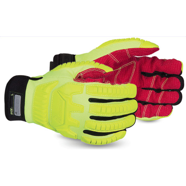 )CLUTCH GEAR GLV HI-VIZ PAIR M