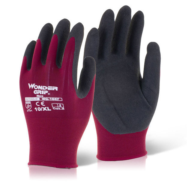 )WONDER GRIP GLV NEO 8/MEDIUM RED
