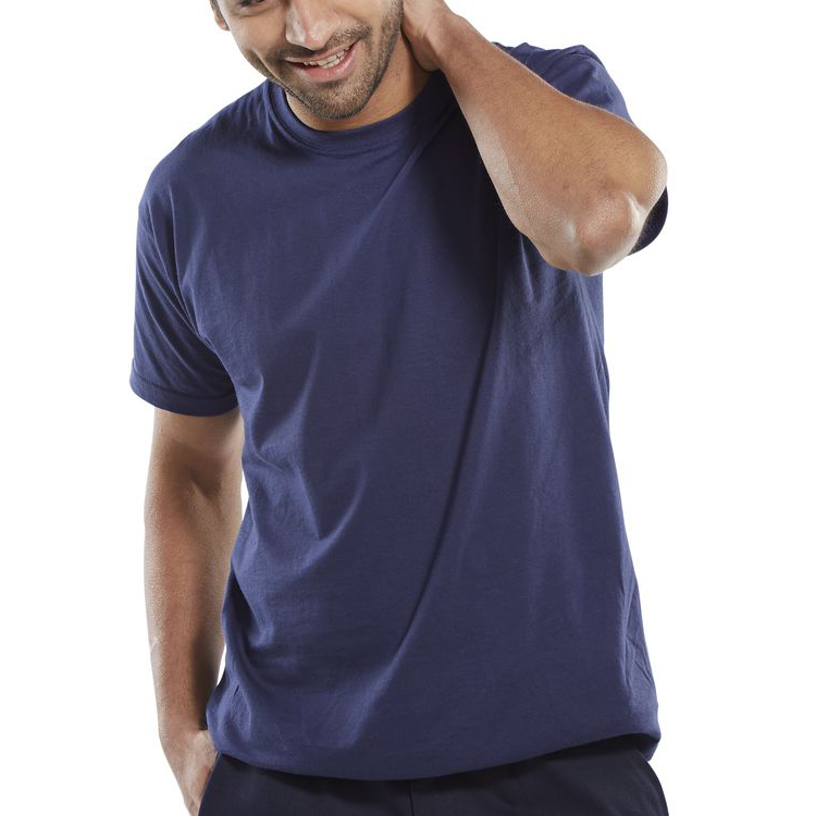 )T-SHIRT 150GSM NAVY 3XL