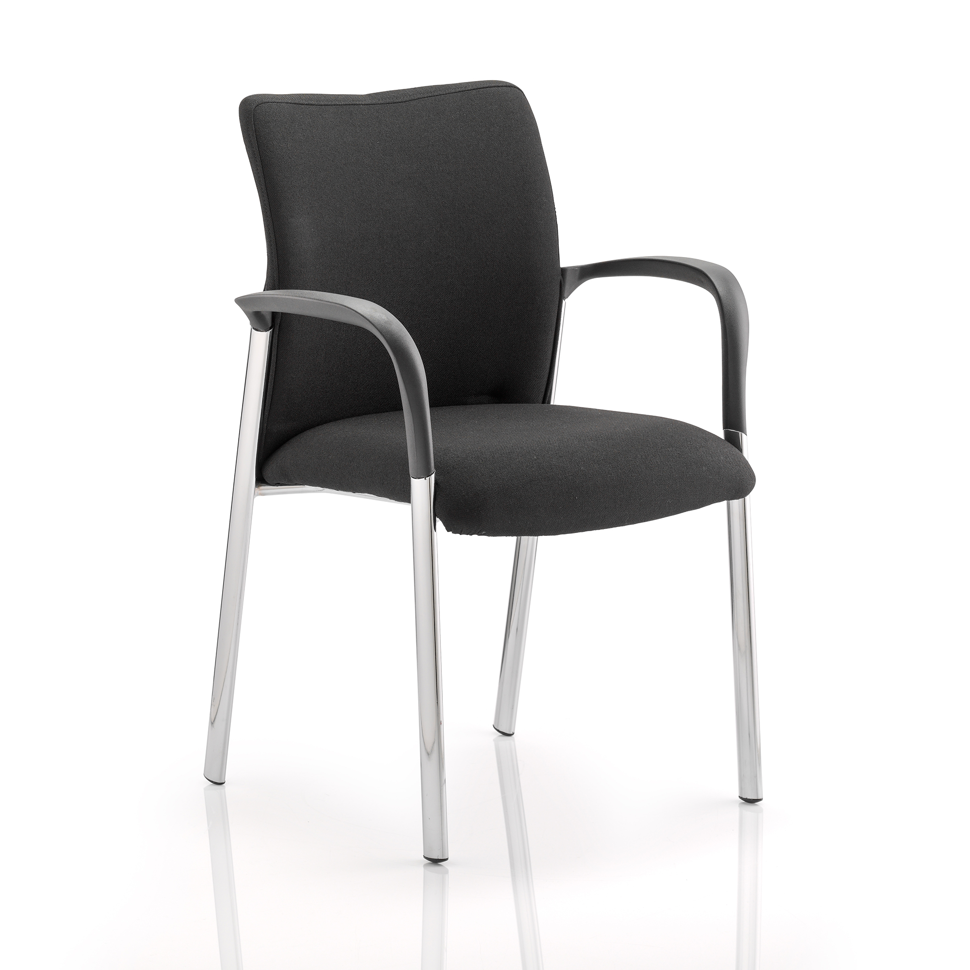 #SONIX ACADEMY VISITOR CHAIR ARMS BLKBK