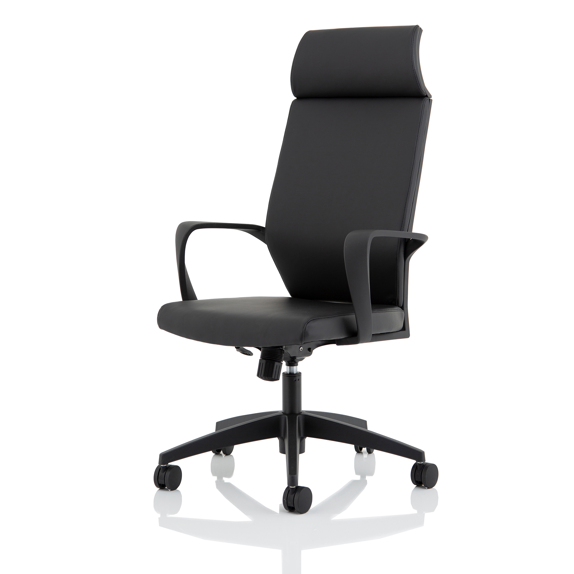 #TREXUS HAMPTON HBACK HR BLK PU LTHR