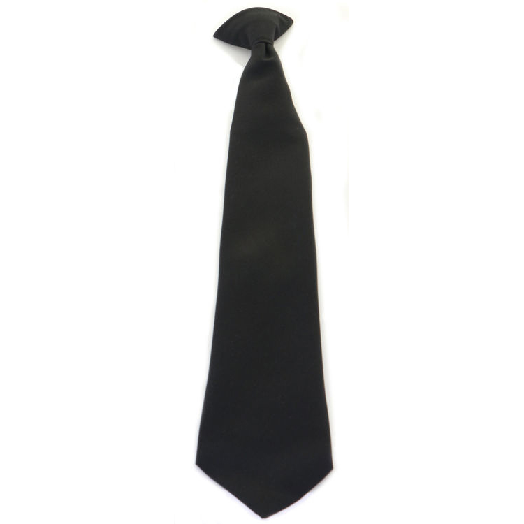 )CLIP ON TIE BLACK