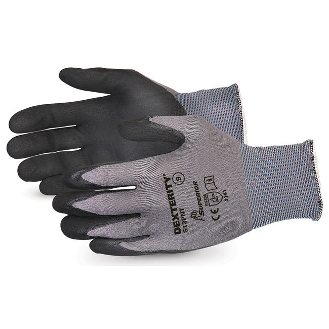 )DEXTERITY GLV BLACK WIDOW 08