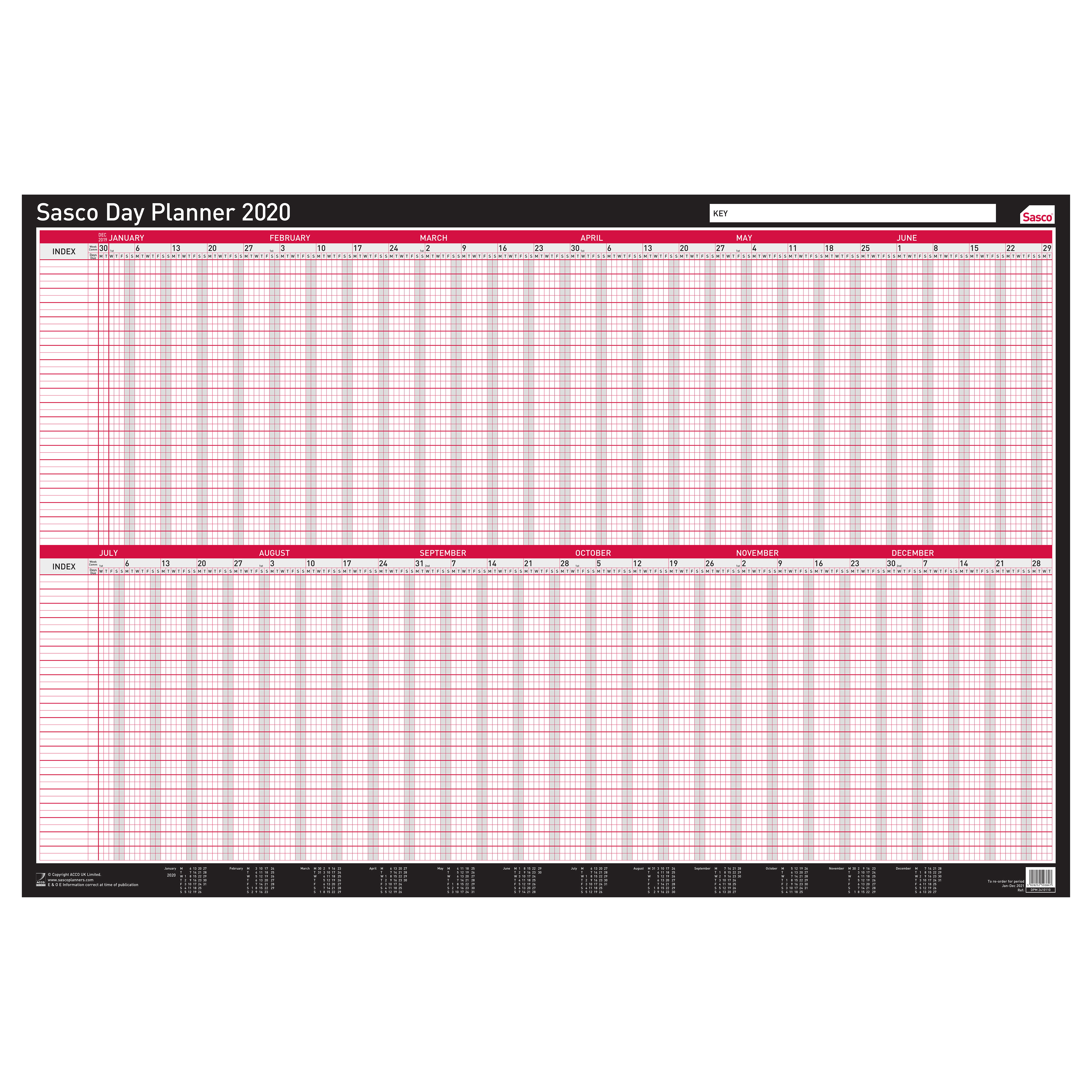 SASCO 2020 DAY PLANNER MTD