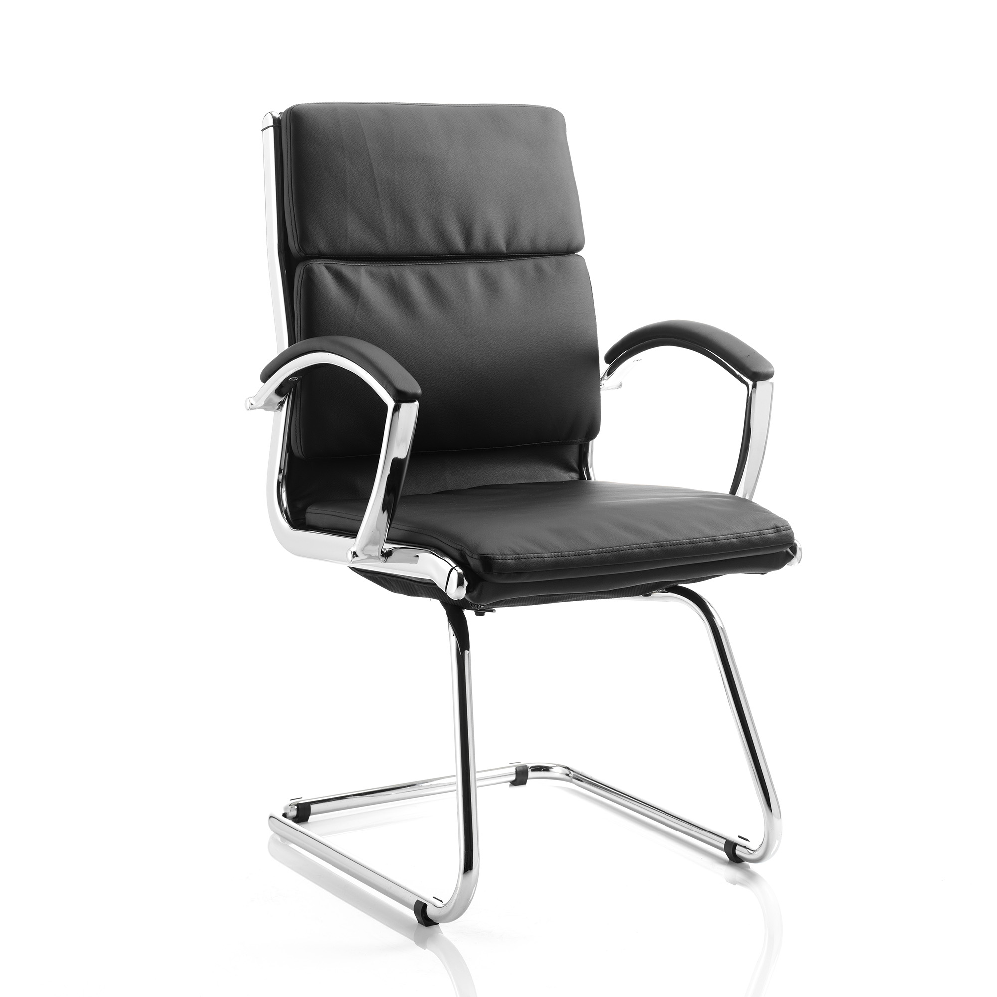 #ADROIT CLASSIC CANT CHAIR BLK WITH ARMS