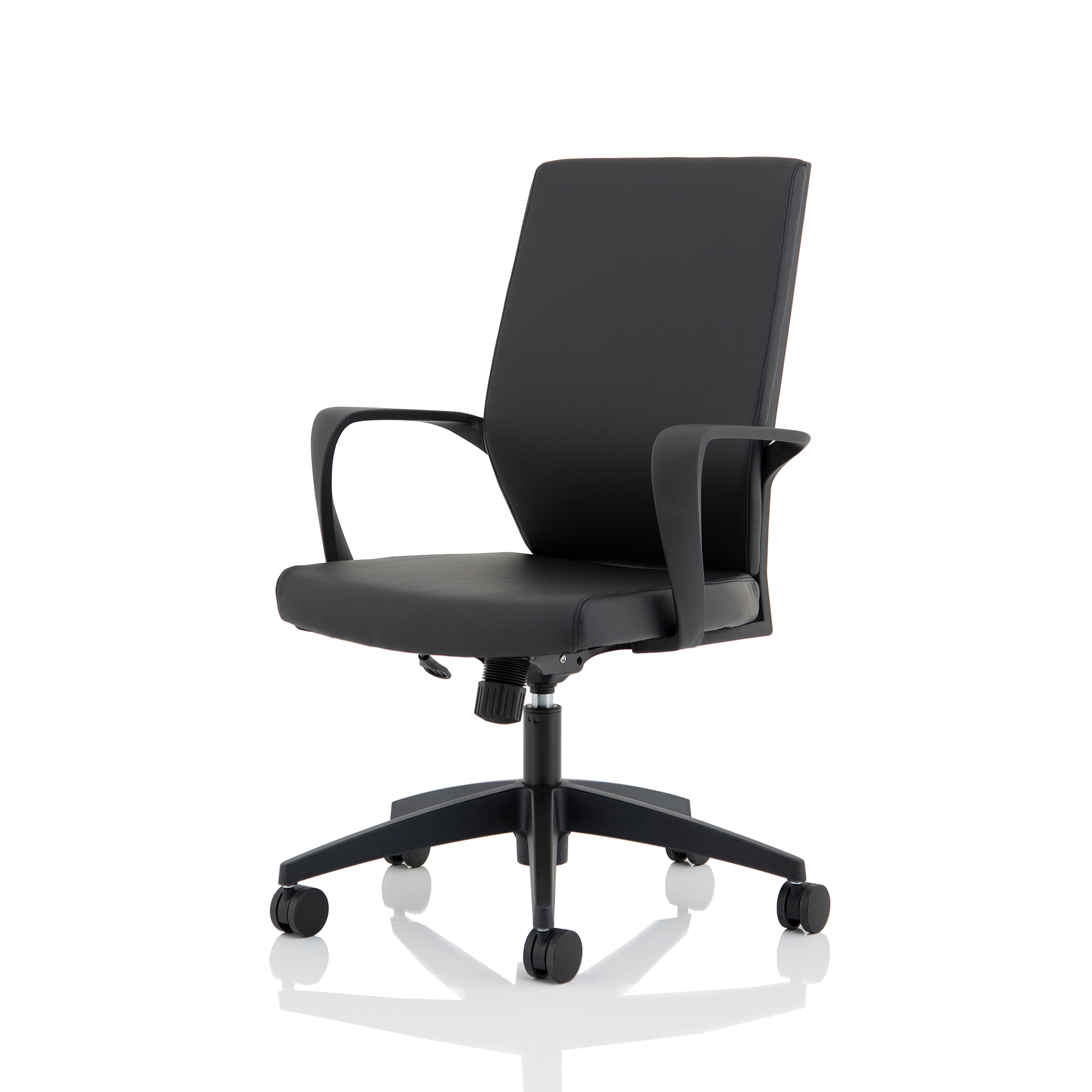 #TREXUS HAMPTON MBACK BLK PU LTHR