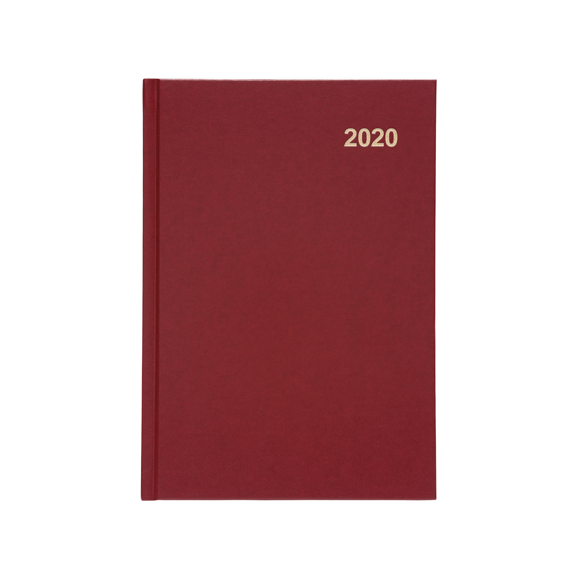5 STAR 2020 A5 2 DAY TO PAGE DIARY RED