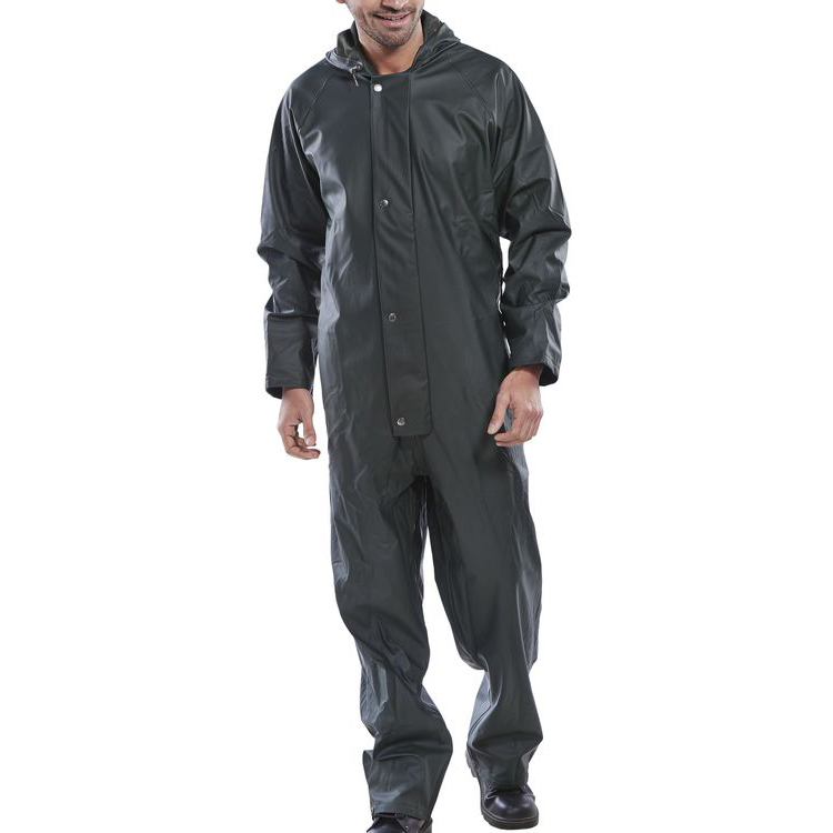 )SUPER B-DRI COVERALL OLIVE L
