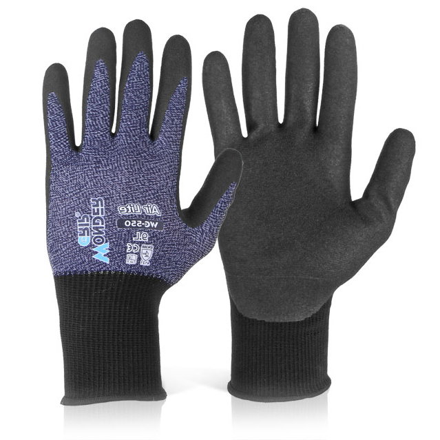 )WG-550 AIR LITE GLOVE 8/MED GREY