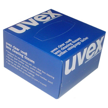)UVEX CLEANING TISSUES 450/BOX