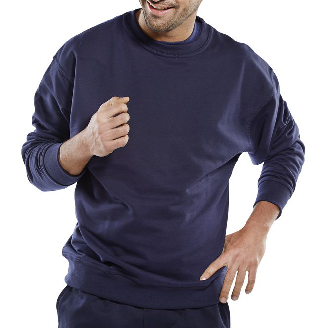 )CL PREMIUM P/C SWEATSHIRT NAVY 3XL