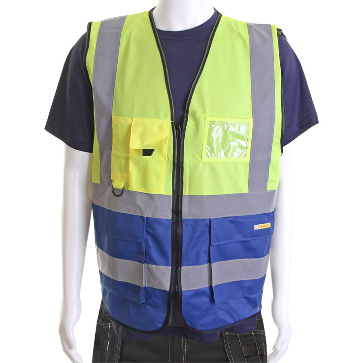 )TWO TONE EXEC W/COAT SAT YLW/ROYAL MED