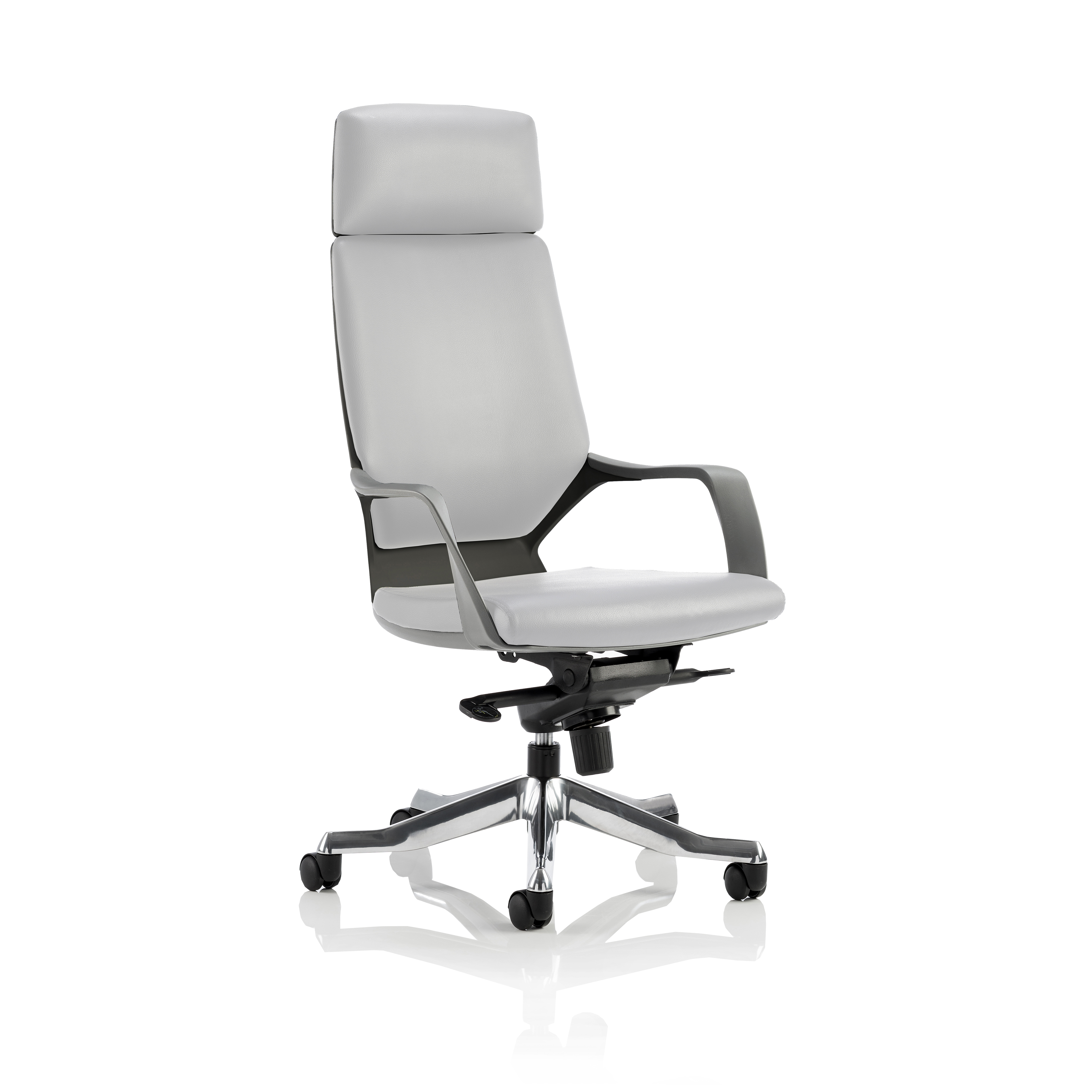 #ADROIT XENON BLACK SHELL HR WHT LEATHER