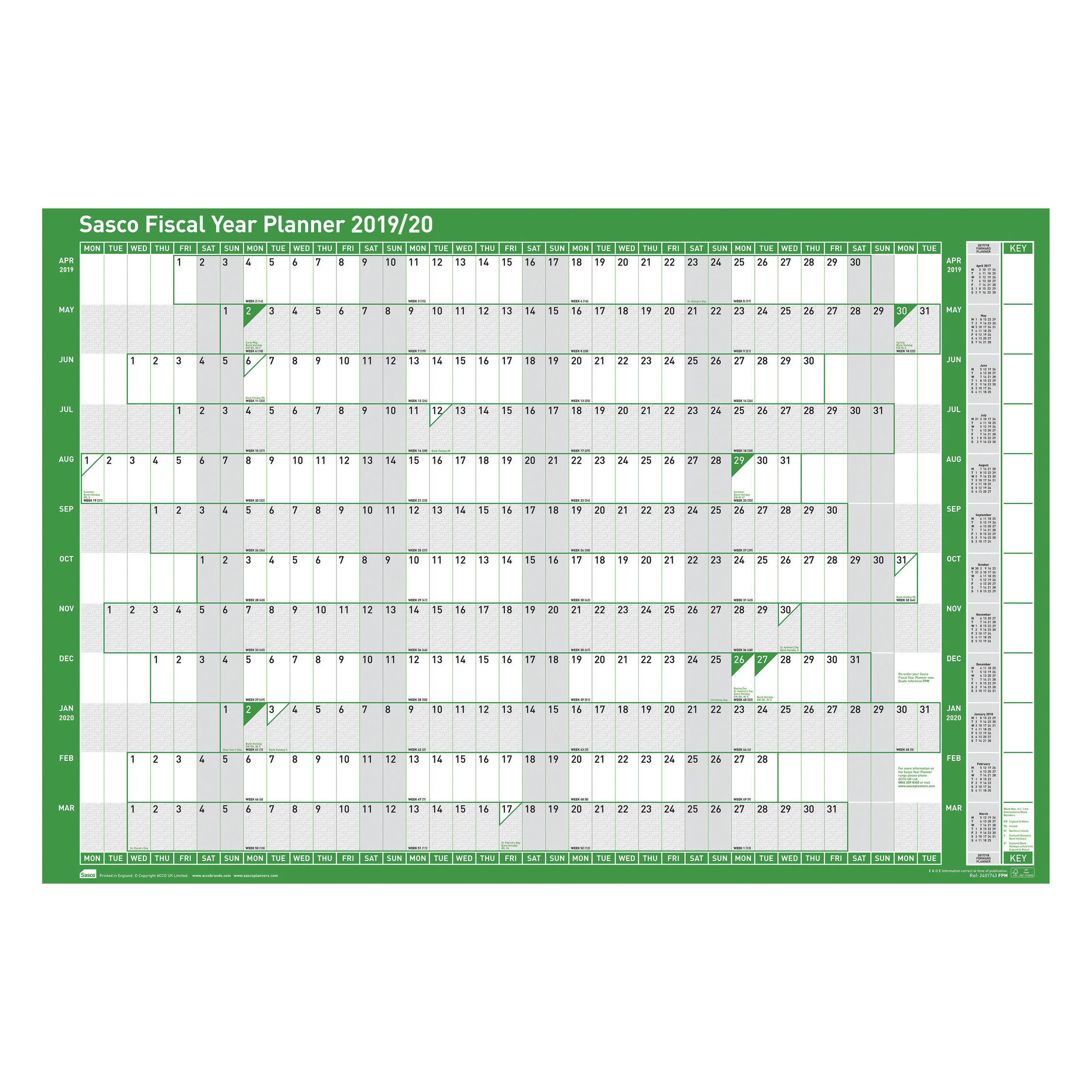 SASCO 2019/20 FISCAL PLANNER MTD