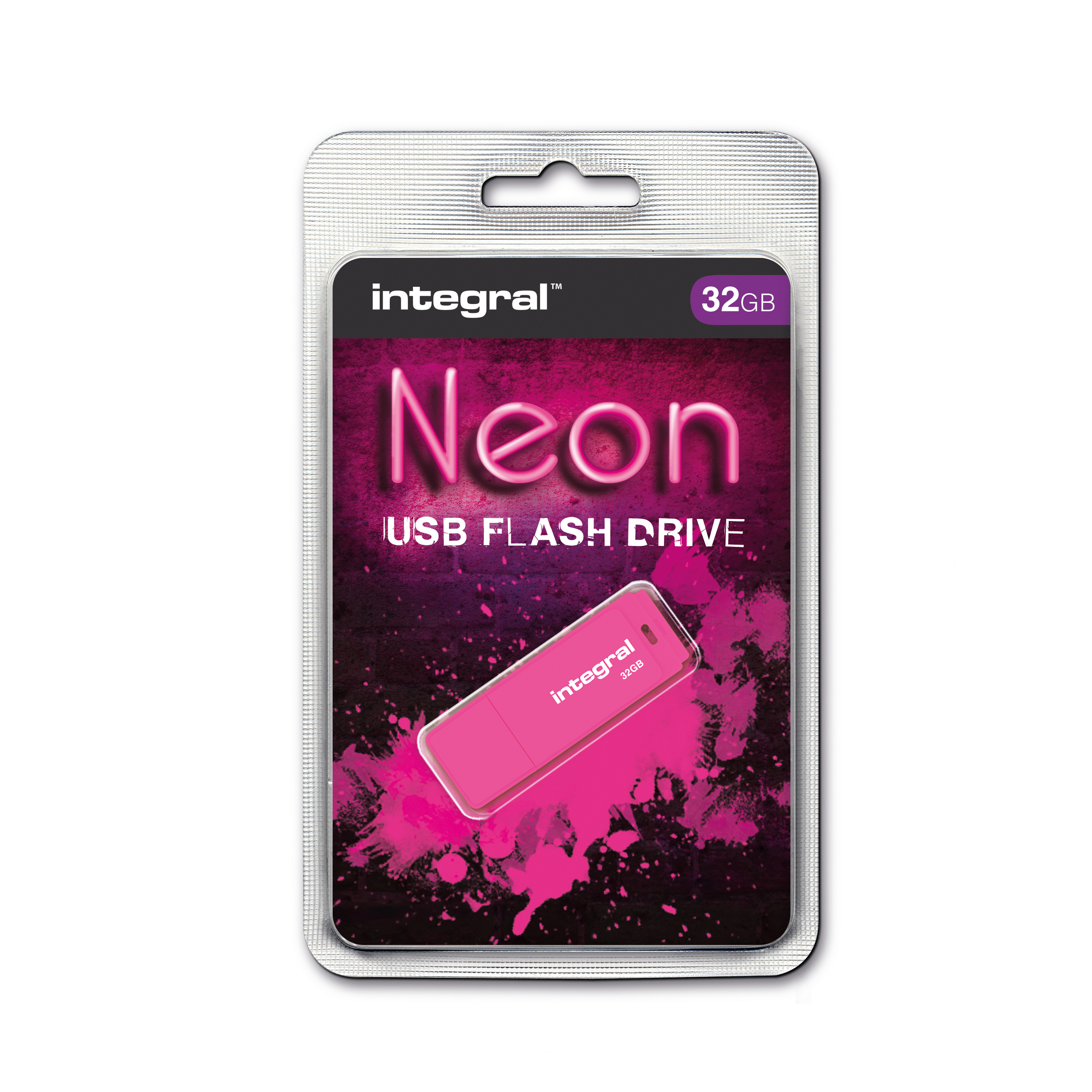 INTEGRAL NEON 2.0 FLASH DRIVE 32GB PINK