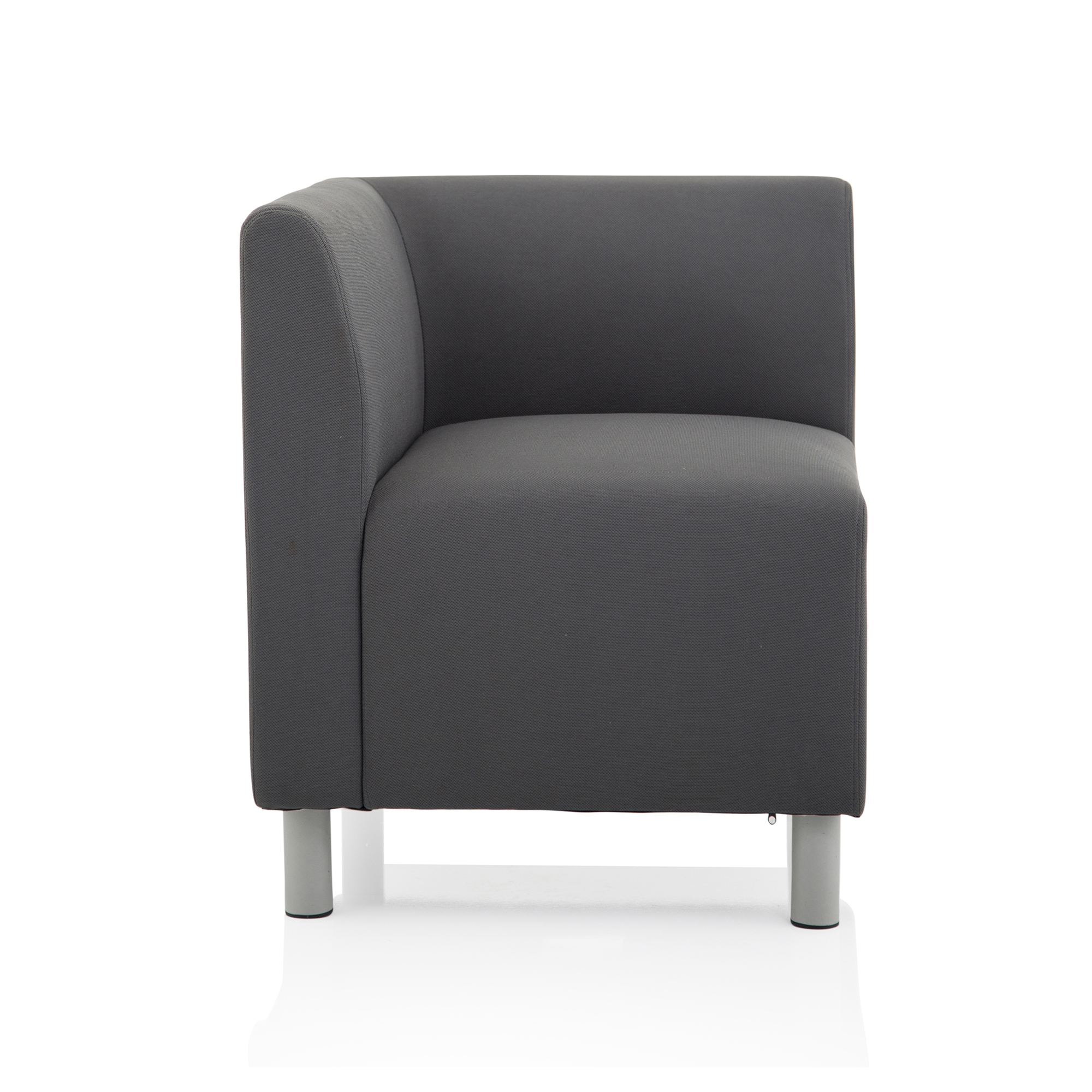 #TREXUS MELIA CORNER SOFA GREY FABRIC