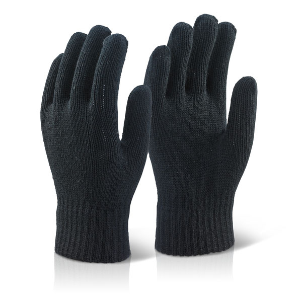 )ACRYLIC GLOVE BLACK