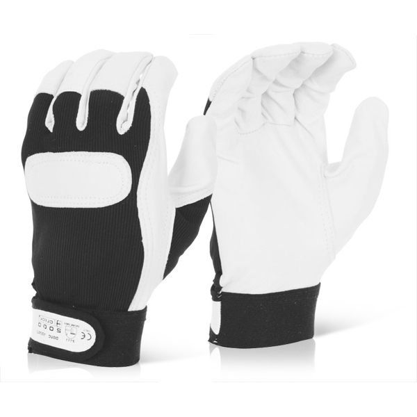 )DRIVERS GLOVE VELCRO CUFF LGE