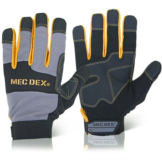)WORK PASSION IMPACT MECH GLOVE MED PR