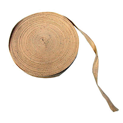 )APRON COTTON TIE ROLL 1/2INX50M