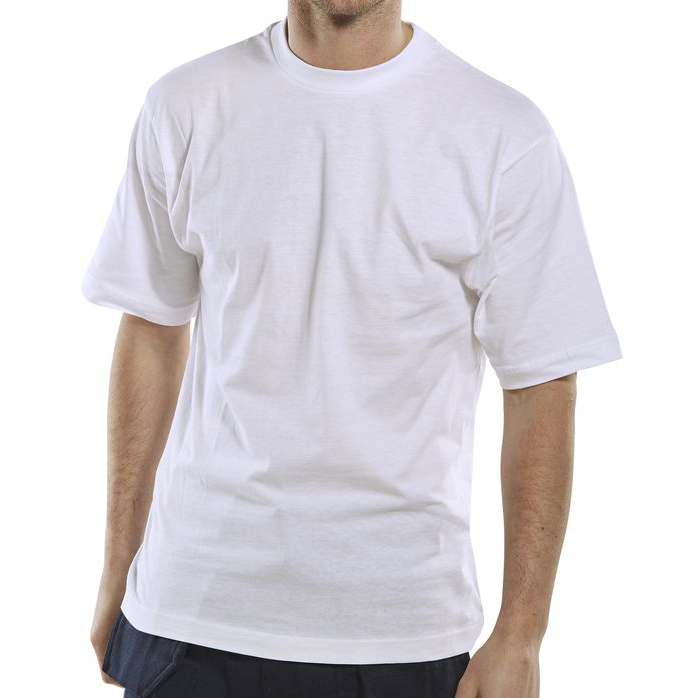 )T-SHIRT 150GSM WHITE M
