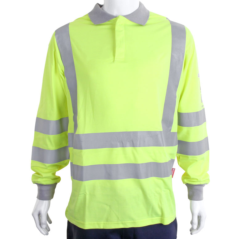 )ARC COMPLIANT SAT YELLOW POLO SML