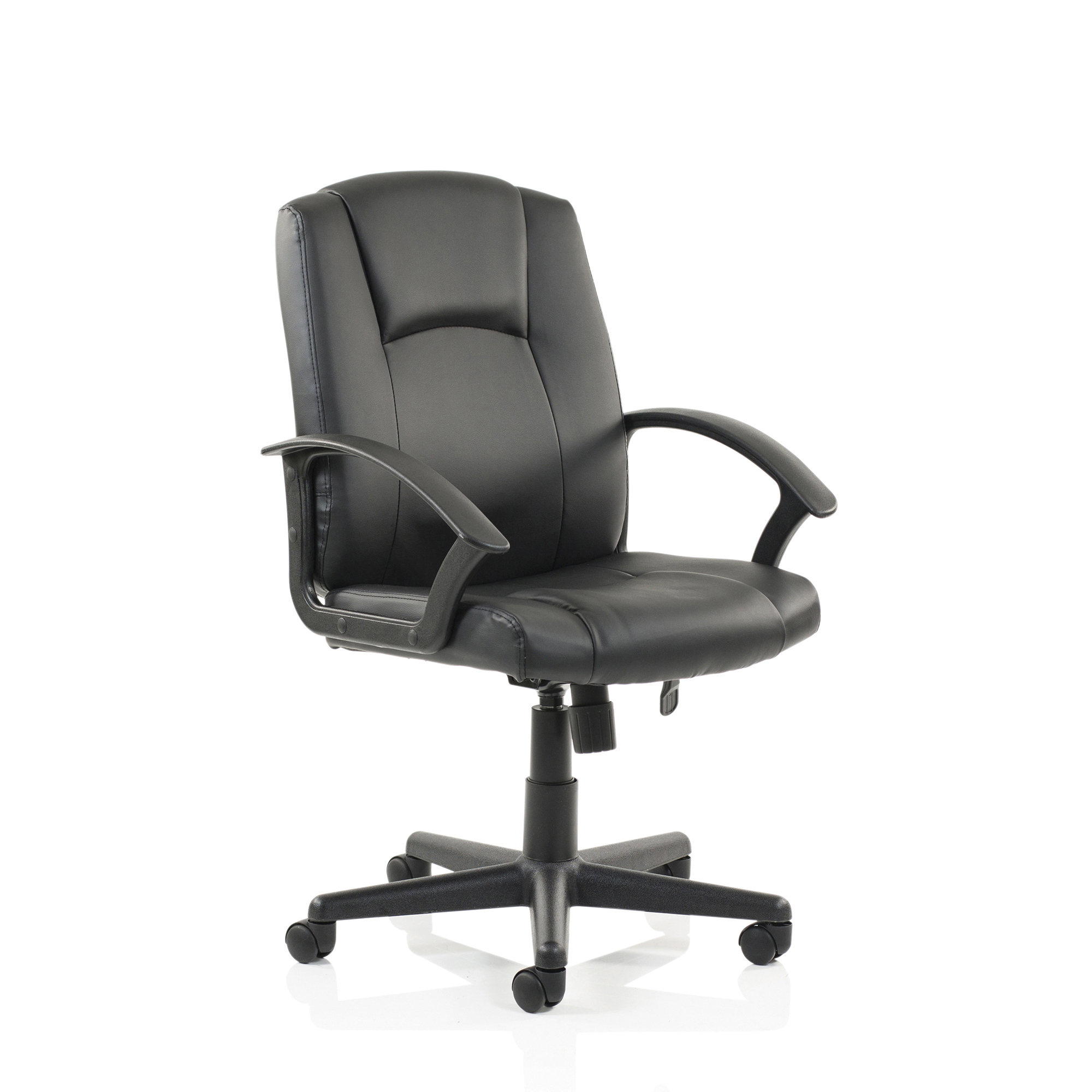 #TREXUS BELLA EXEC MNGRS CHAIR BLK LTHR