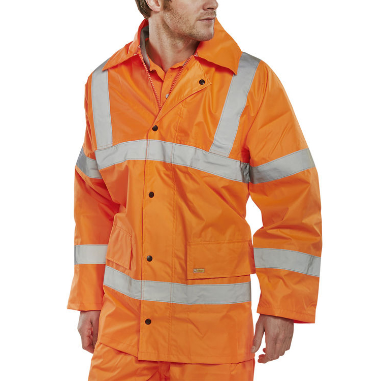 )L/WT JACKET HV EN471 4XL ORANGE
